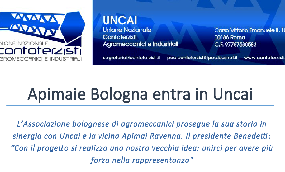 APIMAIE ENTRA IN UNCAI